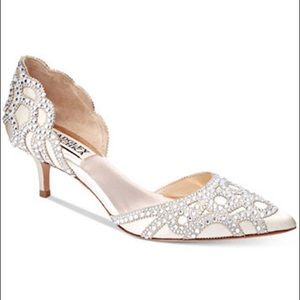 Badgley Mischka Ginny, Ivory Wedding Shoes
